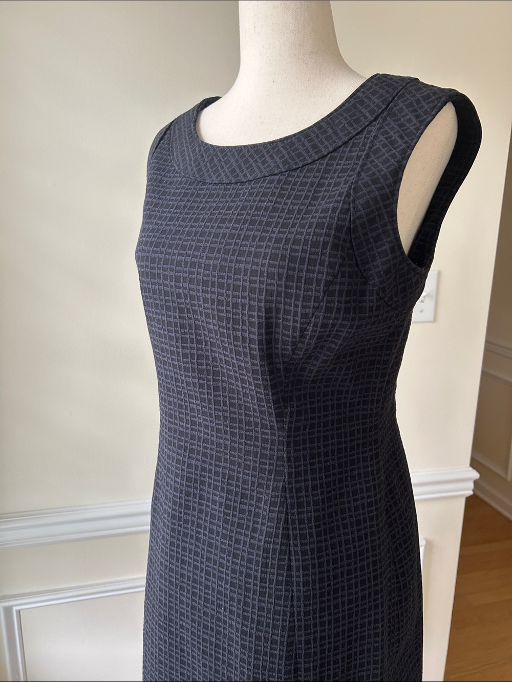 Brooks Brothers Navy Textured Dress - Picture 2 of 6